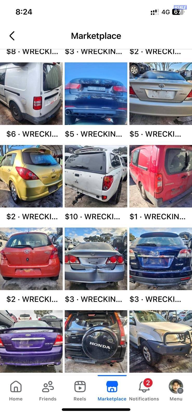 سكراب سالمي كراج هديه البيع مكاين و جيرات  سيارات امريکي ياباني الماني5