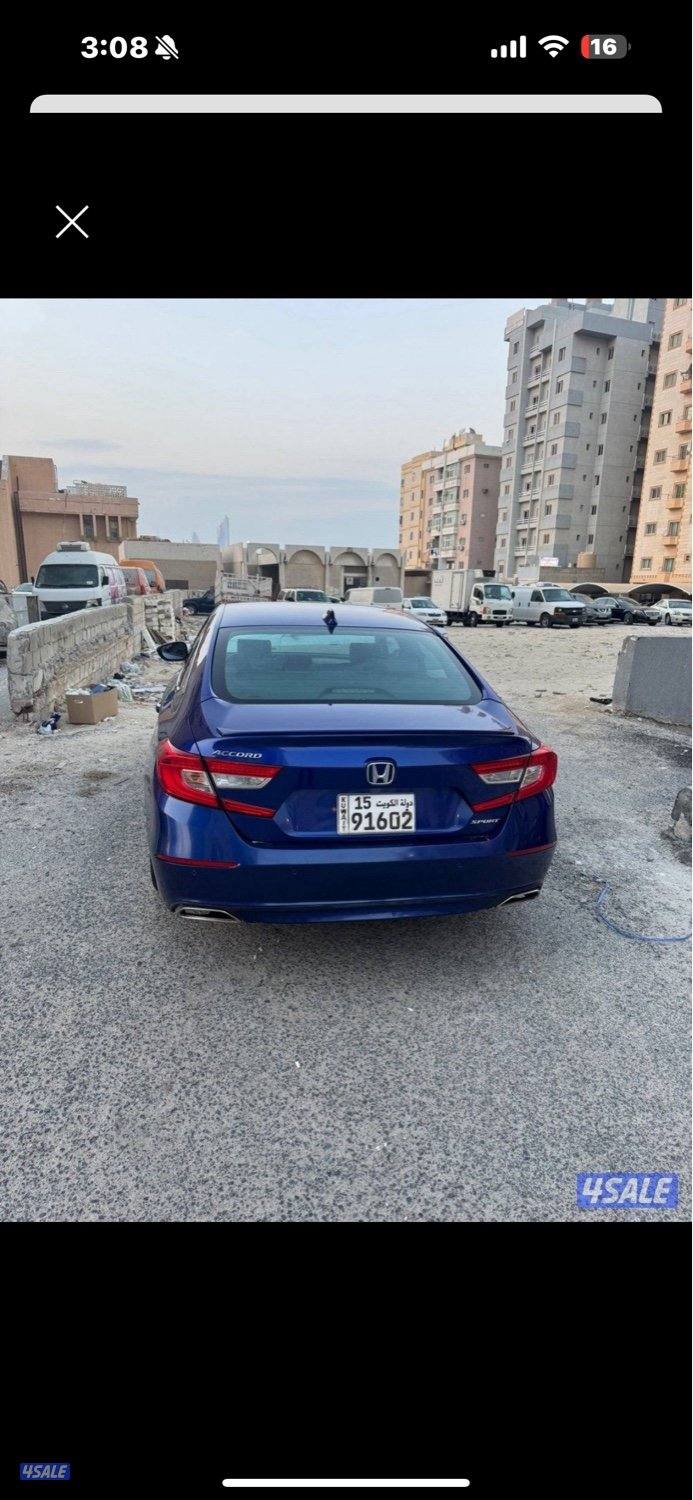 للبيع هوندا اكورد ، فئة سبورت ماشي 115 الف ، السيارة نظيفة ، مالك اول7