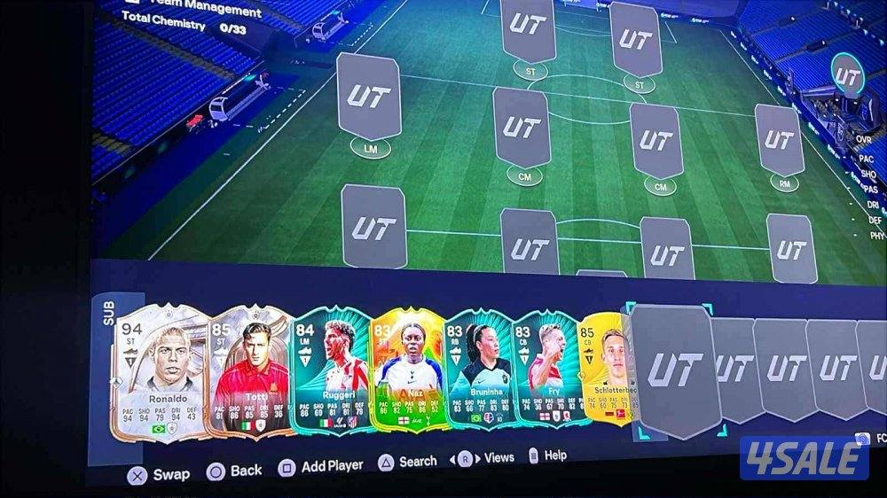 شحن كوينز فيفا 26 وحسابات قويه بضمان محلنا بمجمع الرحاب4