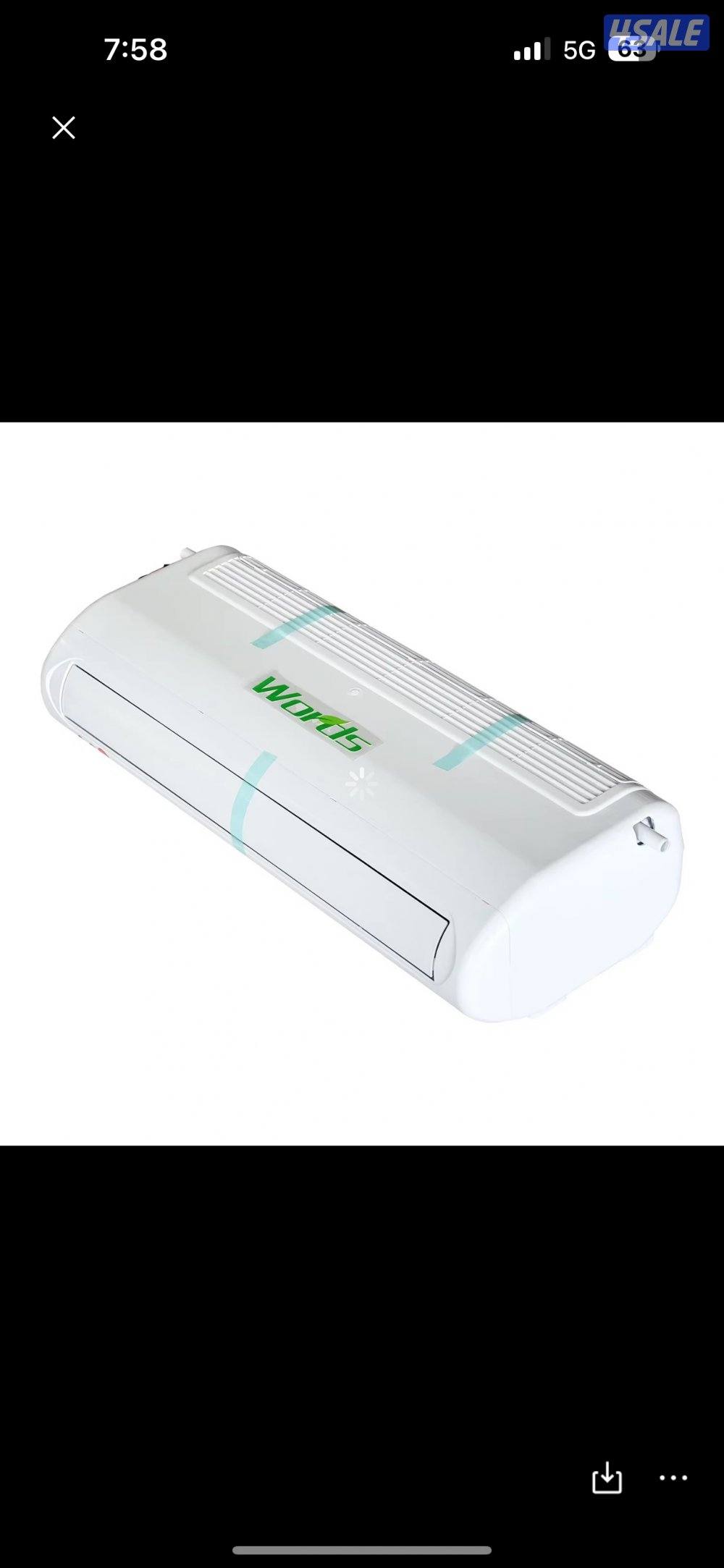 للبيع مكيف يشتغل على بطاريات ١٢فولت2