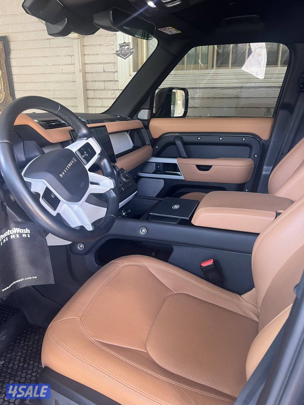 ديفندر 130 لارج  الغانم 2023  عداد 68  رمادي مطفي10