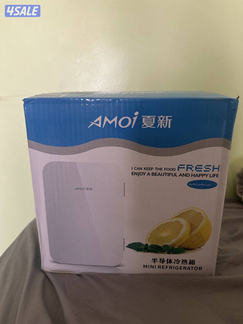 ثلاجة صغيرة سعة ٨ لتر جديدة بالكرتون ٥ حبات بسعة سريعة0