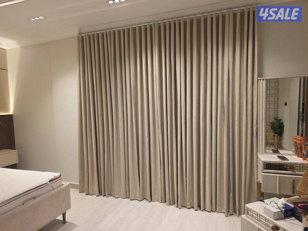 تفصال وتنجيد وتلبيس الستائر ويفي0