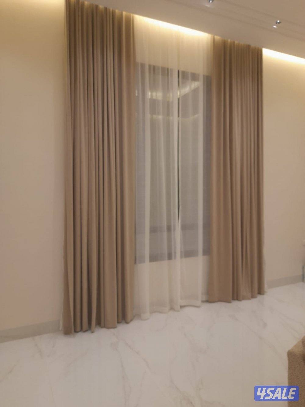 تفصال وتنجيد وتلبيس الستائر ويفي3