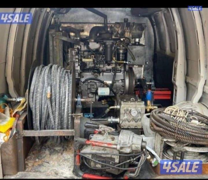 ابويوسف لعمل تسليك المجاري باحدث  مكائن ضغط المياه والهواء2