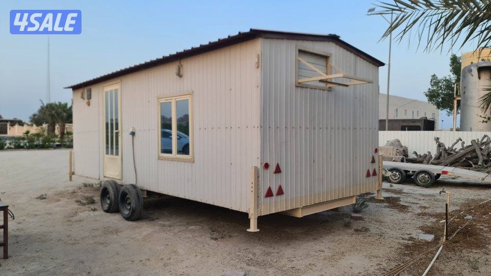 شالية 3.5 × 7 متنقل + حمام + مطبخ0