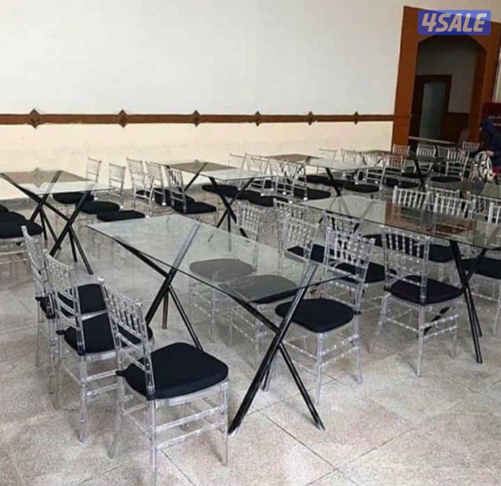 كراسي طاولات كنف كوشة عرس مكيفات تسكيرة زينة زوالي تسكيرة3