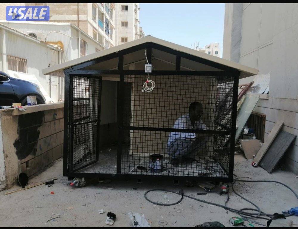 اقفاص حيوانات تنفيذ وجاهزه عزل حراري ومتحرك مع كهربا وشفاط9