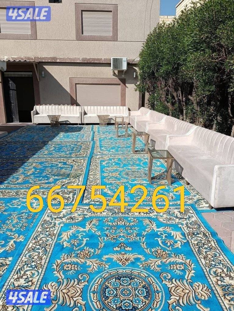 تأجير قنفات تسكير وطاولات🇦🇪🇦 وجميع مستلزمات الأفراح0