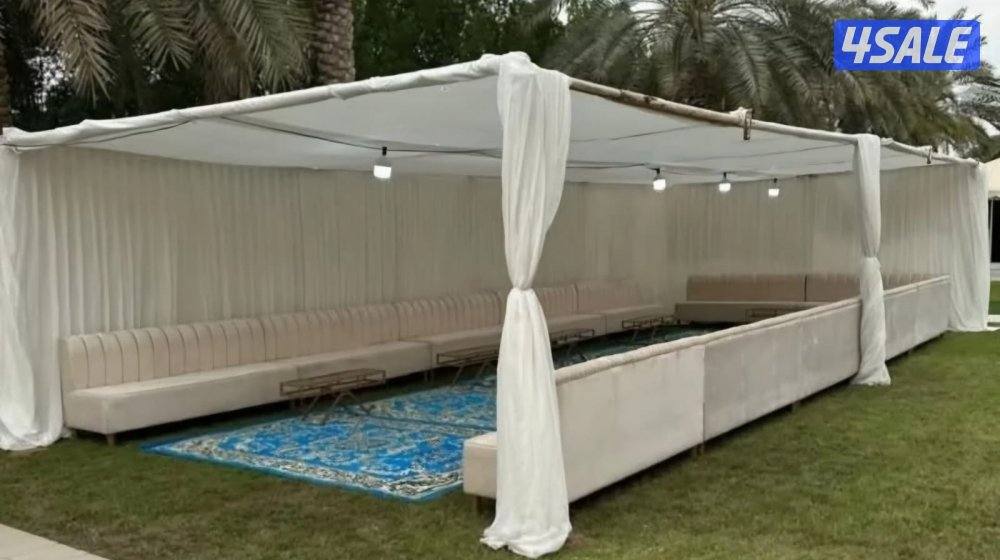 تأجير قنفات تسكير وطاولات🇦🇪🇦 وجميع مستلزمات الأفراح7