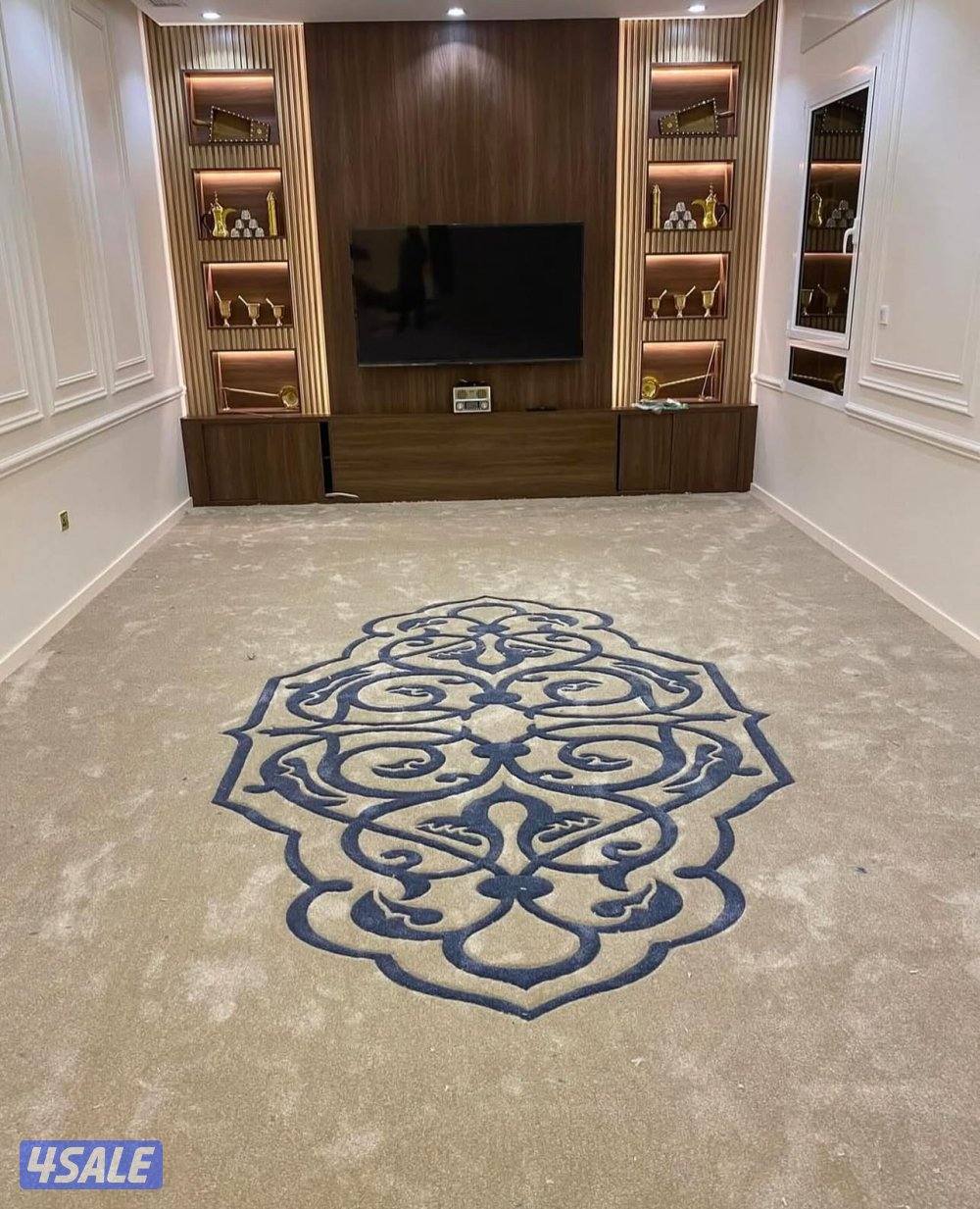 متوفر عندنا جميع أنواع السجاد التركي يوجد باركيه ارضيات ومساند ضهر3