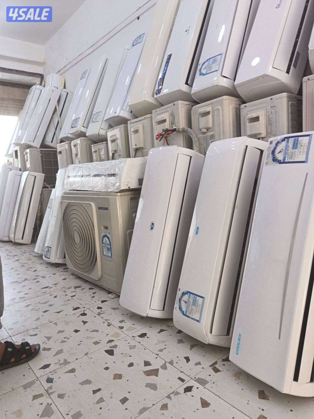 لبيع جميع انواع المكيفات المستعملة والجديدة0