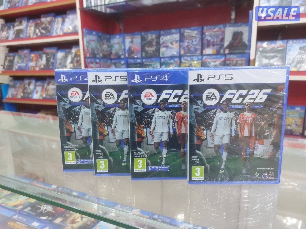 فيفا٢٦متوفر الآن/بيع بلاستيشين 5/4 وملحقاتها مستعمل وجديد/0
