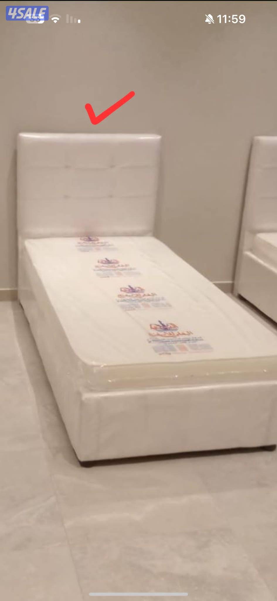 سراير نفرين وفرشات طبي جميع المقاسات والالوان بارخص سعر3