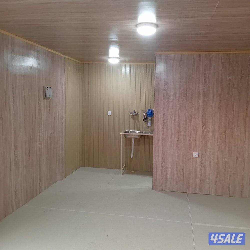 للبيع شاليه جديد قياس 6 متر في 3.75 متر مع دوره مياه ومطبخ تحضيري1