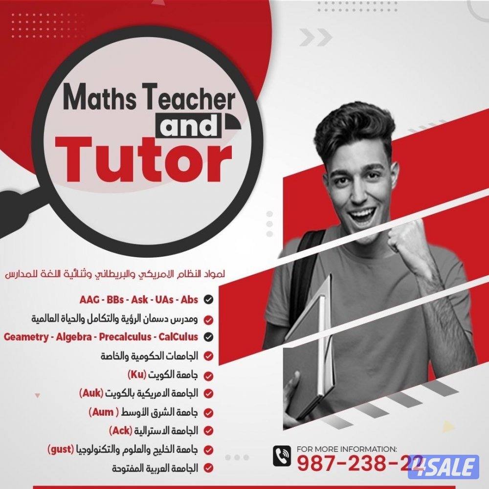 Math teacher for American , bilingual , British schools2