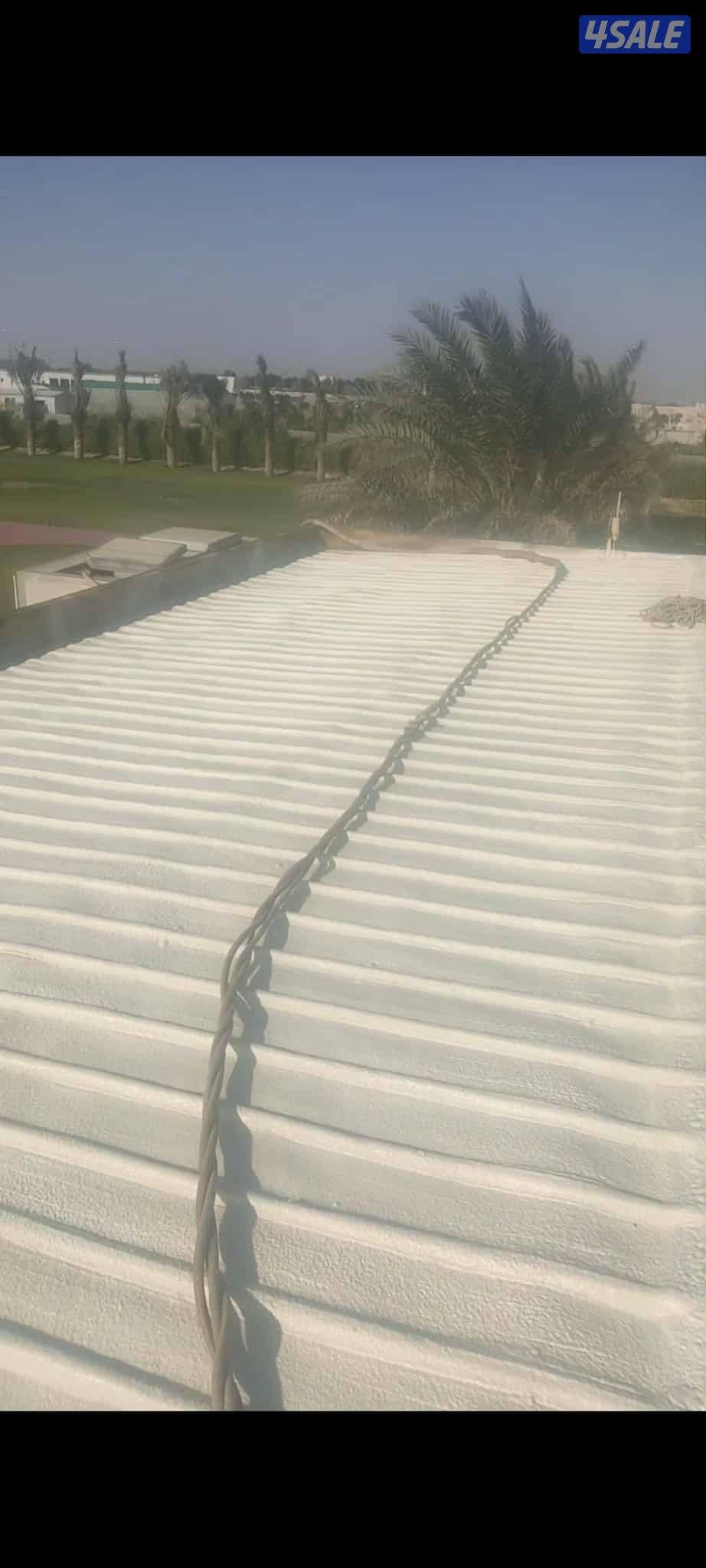 عازل مائي وحرار رش امريكي جميع الاسطح والمنازل والحمامات بافضل الخدمات3