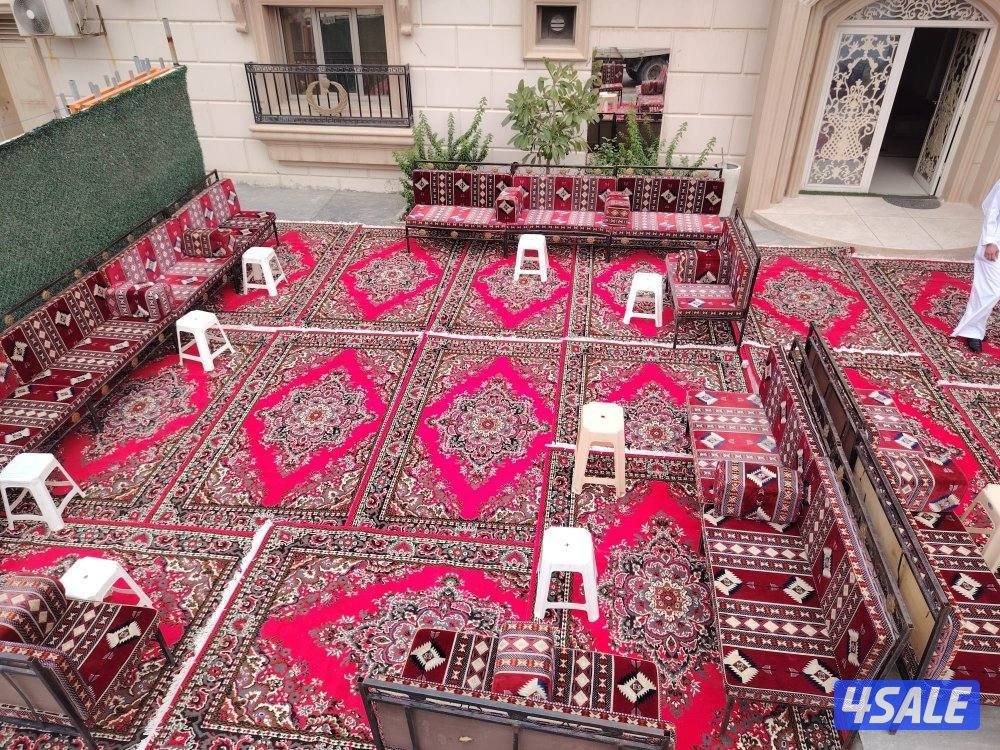 تأجير كراسي خدمات ضيافه حريمي ورجال 🇦🇪منازل تسكير حفلات0