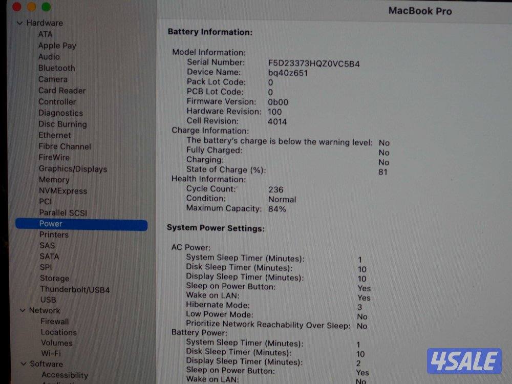 MBP M1 Pro 16” 16GB 512GB6