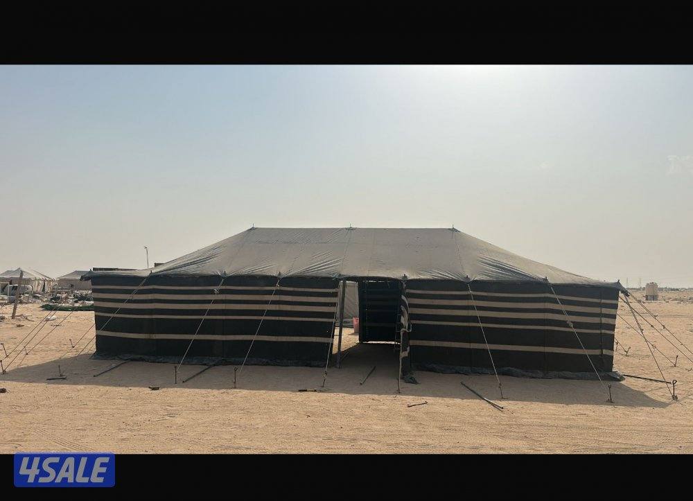 للبيع بيت شعر اصلي الماني ١٢/٦ تفصال جملون خاص جامد له سقف طربال٣٠٠ د0