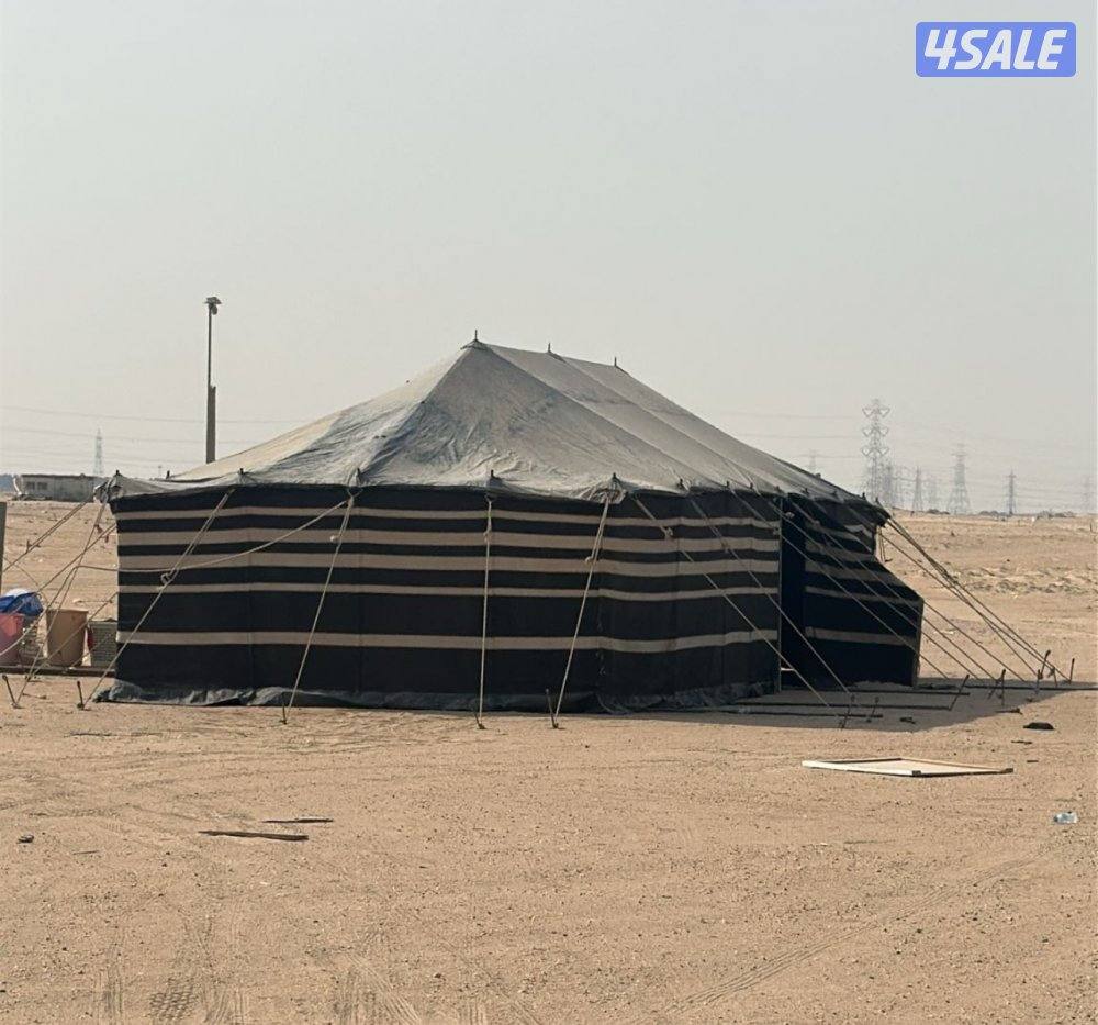 للبيع بيت شعر اصلي الماني ١٢/٦ تفصال جملون خاص جامد له سقف طربال٣٠٠ د2