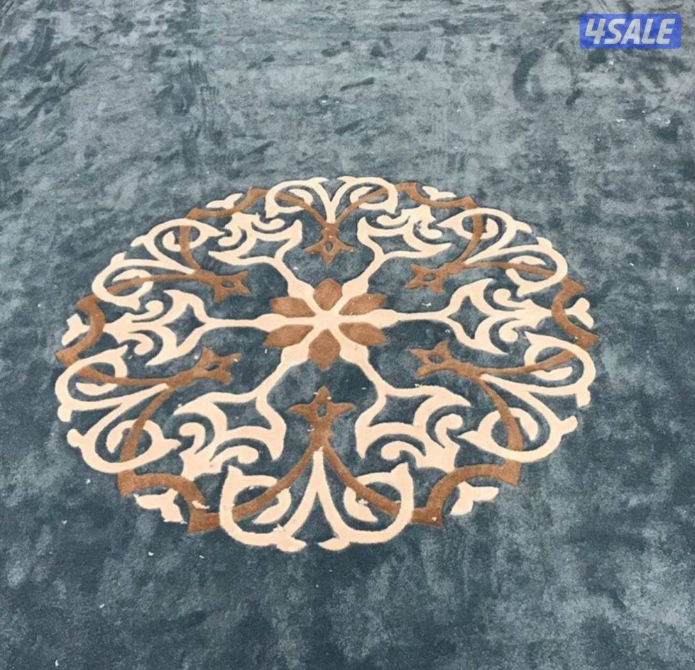 يوجد لدينا جميع انواع السجاد ول مساند يوجد حفر يدوي ونقش جاهز1