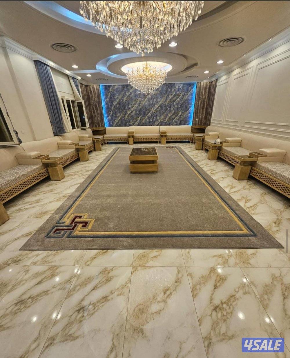 يوجد لدينا جميع انواع السجاد ول مساند يوجد حفر يدوي ونقش جاهز4