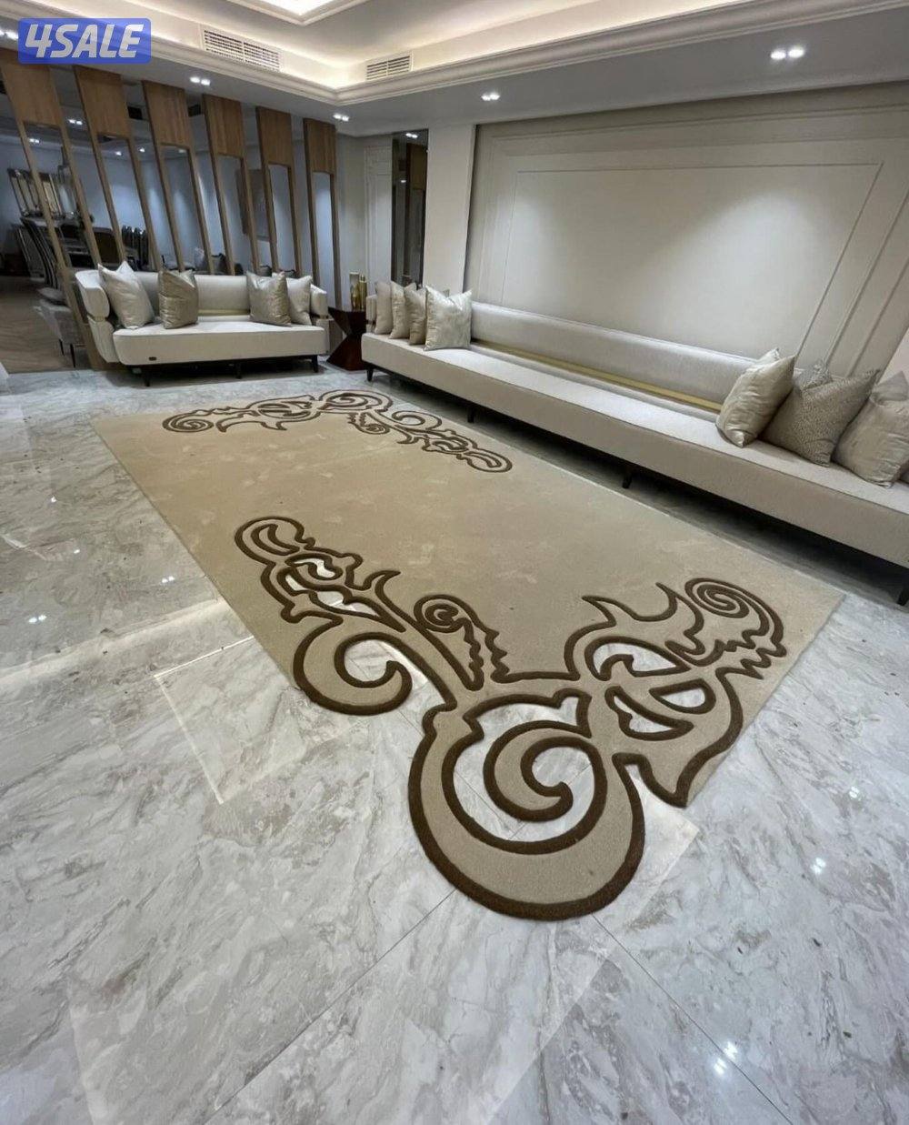 يوجد لدينا جميع انواع السجاد ول مساند يوجد حفر يدوي ونقش جاهز5