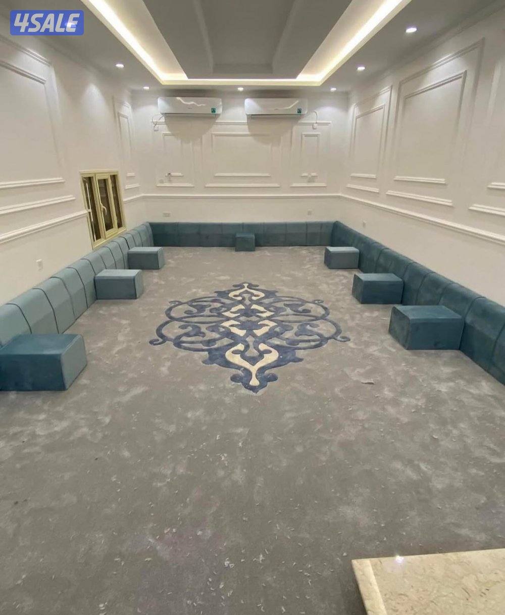 يوجد لدينا جميع انواع السجاد ول مساند يوجد حفر يدوي ونقش جاهز6