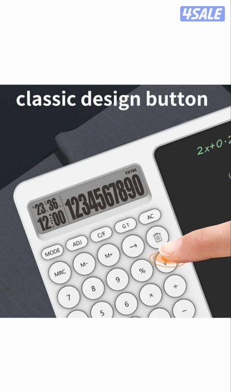 آلة حاسبة ولوح كتابة بشاشة LCD4