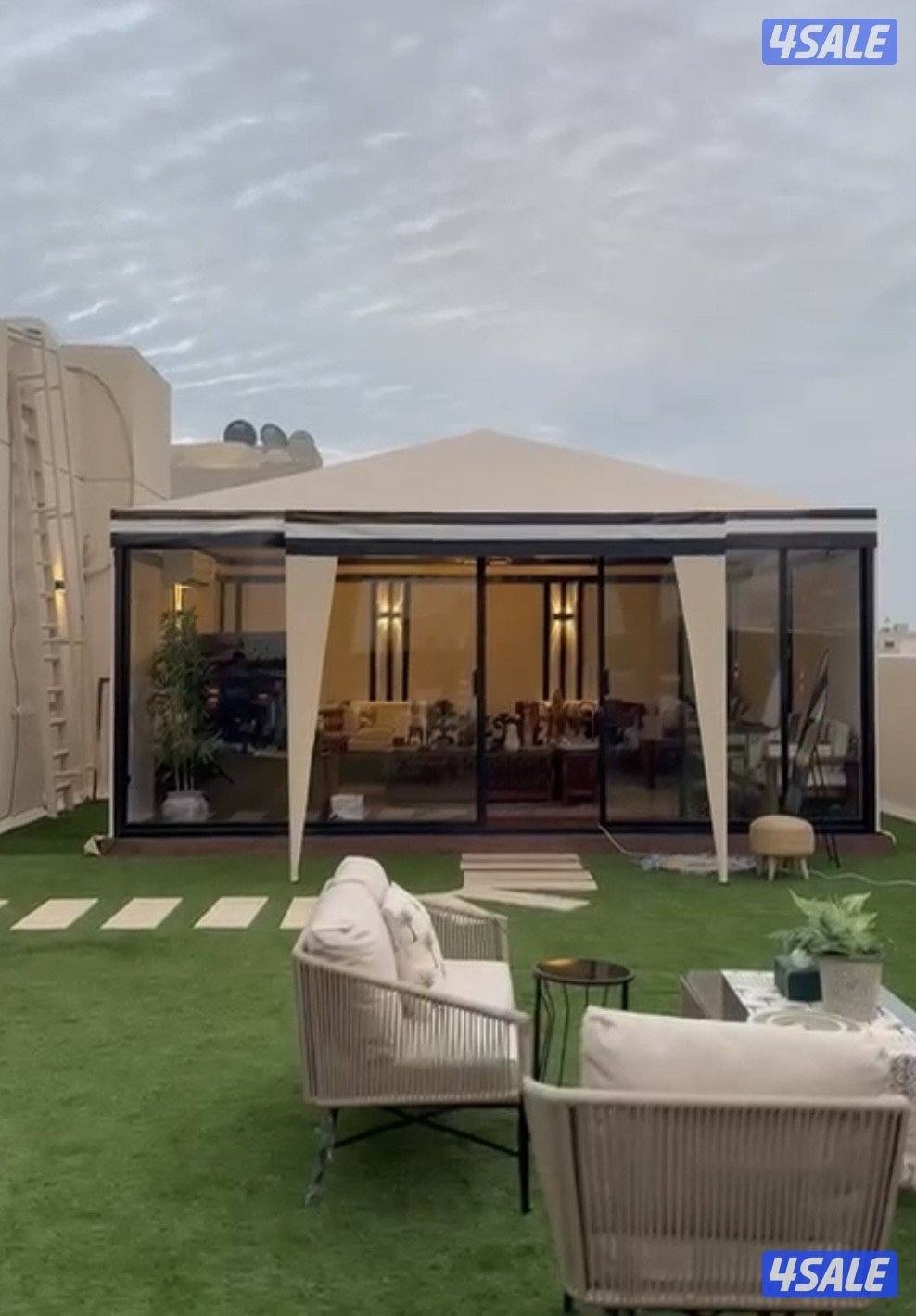 تفصال خيام PVC تصلح للشتاء والصيف فك وتركيب5