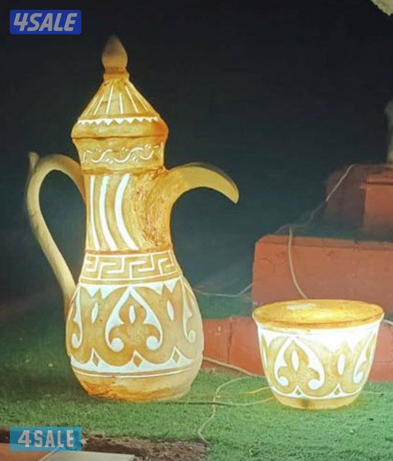 اضاءات فايبر كهربائيه خارجية للحدائق1