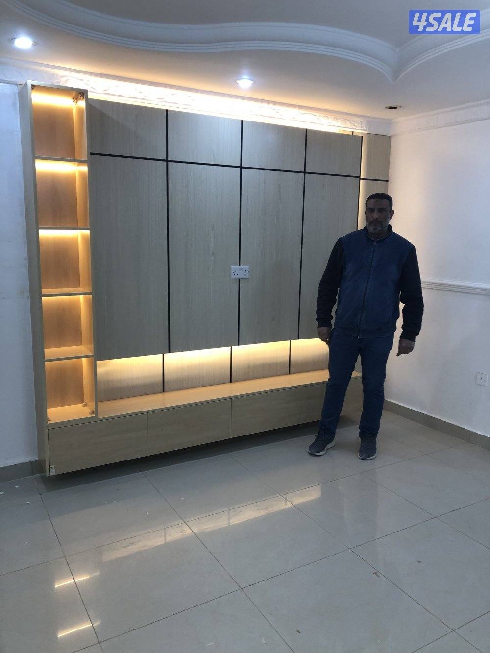 اصباغ وديكورات ورق جدران  بديل خشب وجبسبورد و بديل رخام5