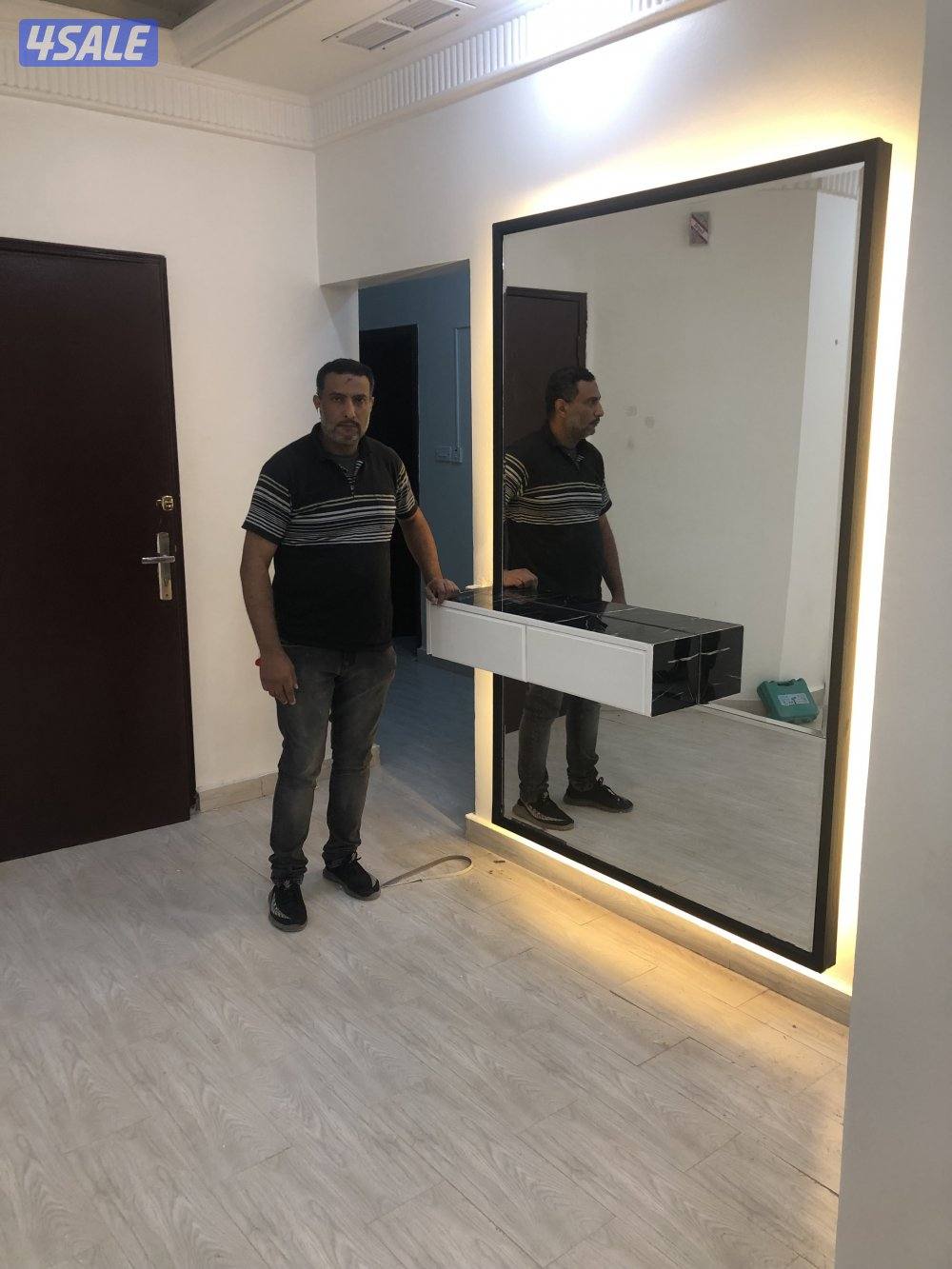 اصباغ وديكورات ورق جدران  بديل خشب وجبسبورد و بديل رخام9