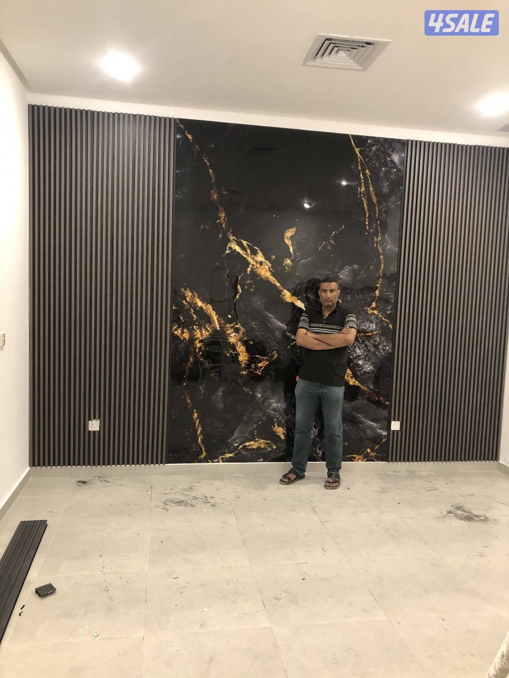 اصباغ وديكورات ورق جدران  بديل خشب وجبسبورد و بديل رخام10