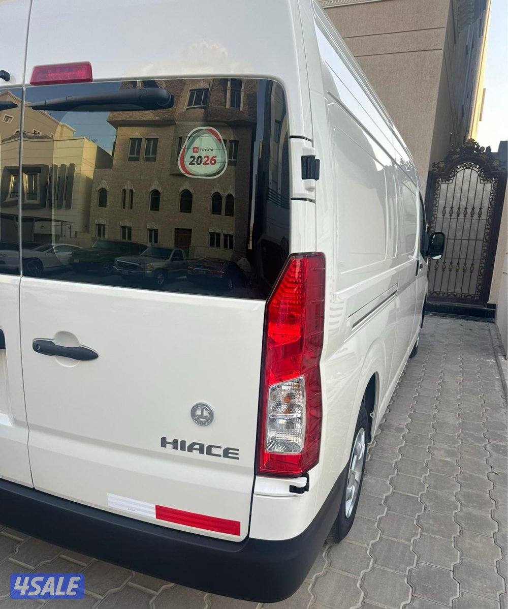 باص جديد تويوتا هايس مقفل الساير 2026 العداد اصفار بنزين قير اوتوماتيك6