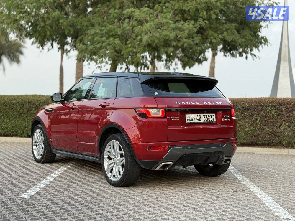 للبيع رنج روفر ايفوك 2017 فل اوبش بحاله نظيفه2