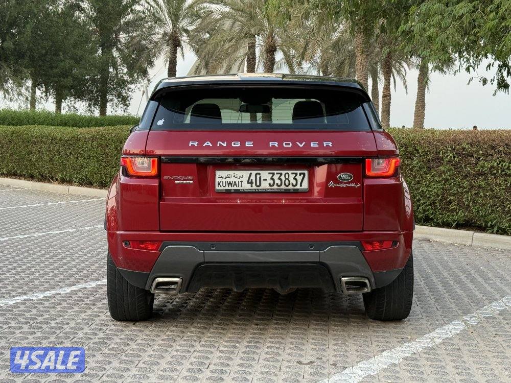 للبيع رنج روفر ايفوك 2017 فل اوبش بحاله نظيفه5