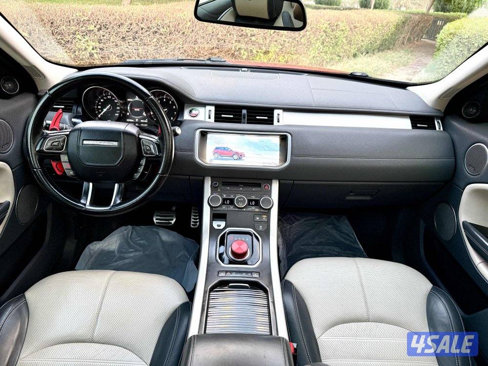 للبيع رنج روفر ايفوك 2017 فل اوبش بحاله نظيفه7