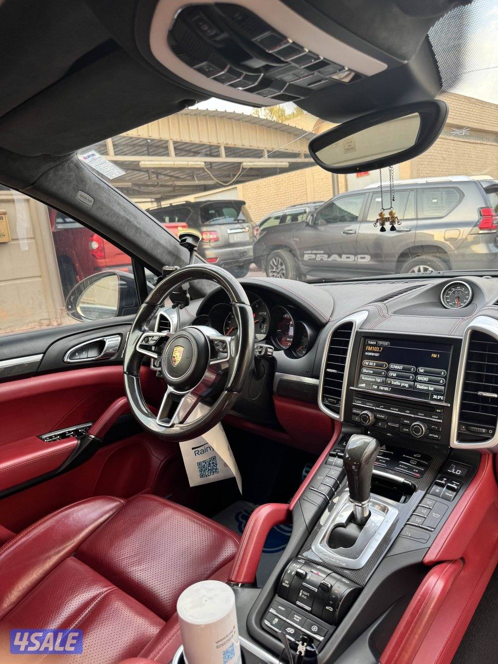 للبيع كايين gts كامل المواصفات  ٢٠١٦ بني  و من داخل احمر صبغ الوكاله0