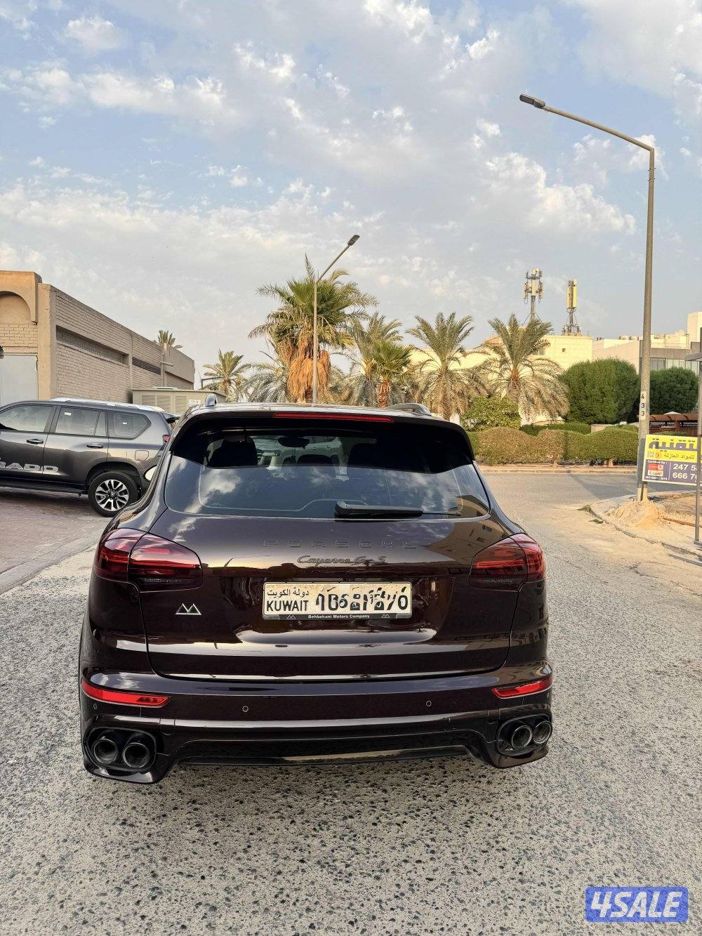 للبيع كايين gts كامل المواصفات  ٢٠١٦ بني  و من داخل احمر صبغ الوكاله3