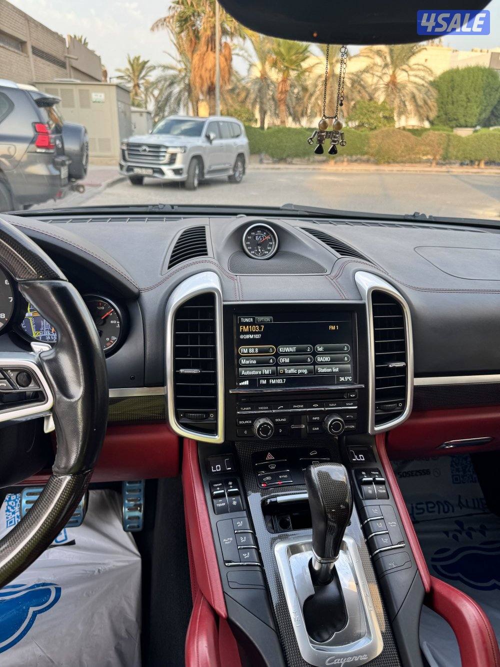 للبيع كايين gts كامل المواصفات  ٢٠١٦ بني  و من داخل احمر صبغ الوكاله6