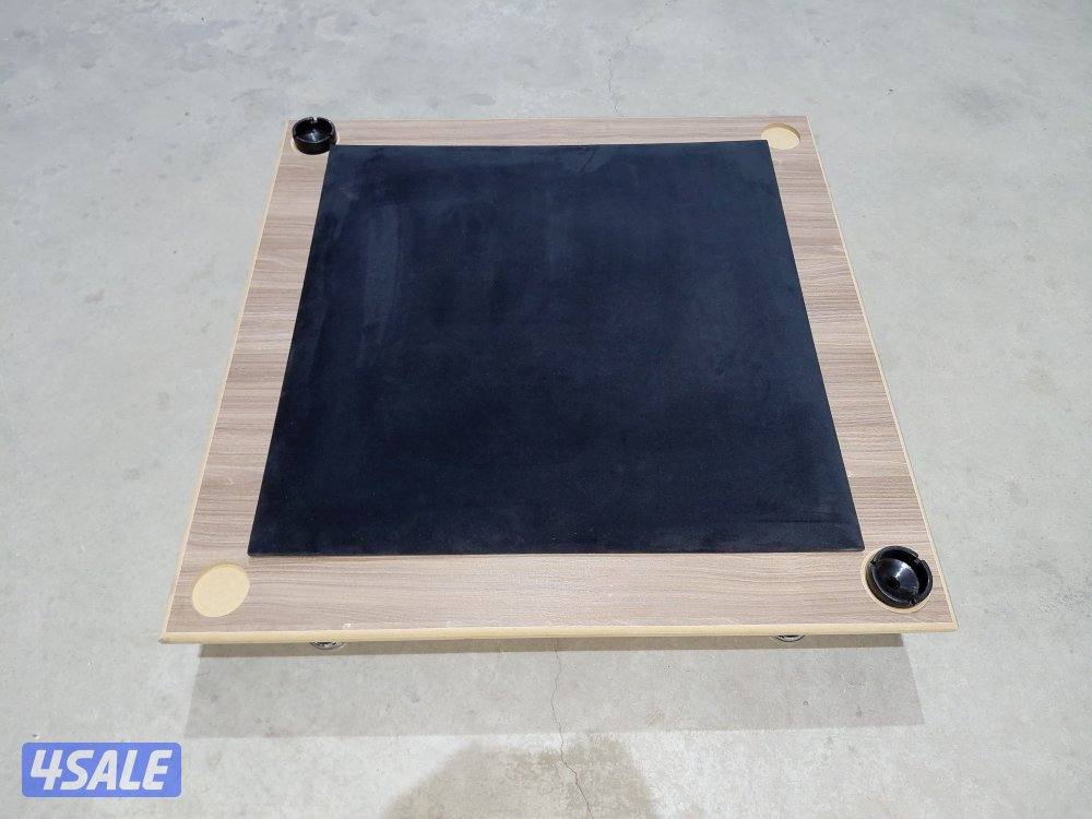 طاولة بلوت /جنجفة أرضية خشب مع جرس0