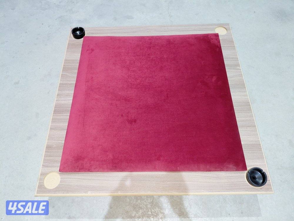 طاولة بلوت /جنجفة أرضية خشب مع جرس4