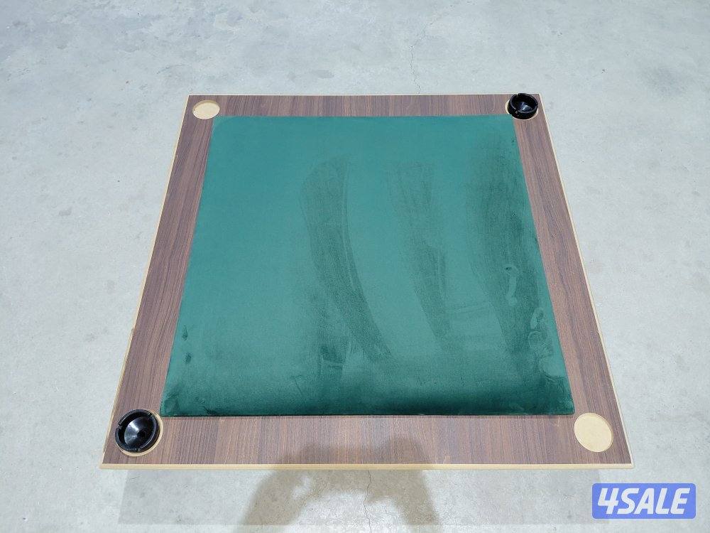 طاولة بلوت /جنجفة أرضية خشب مع جرس10