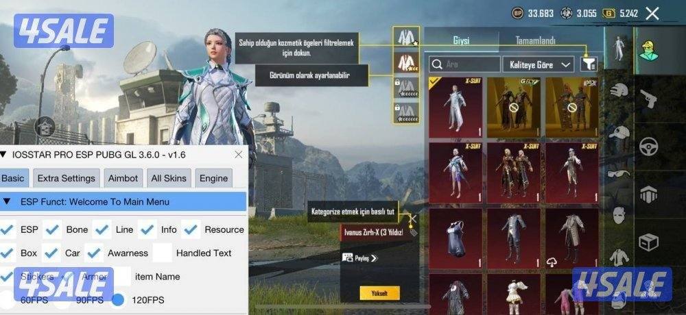 هاك ببجي ايفون اندرويد تفعيل فوري + متجر تطبيقات بلس + بلياردو للايفون4