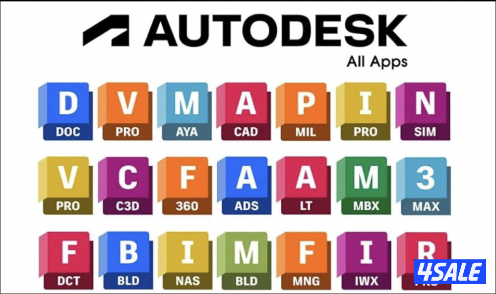 Autodesk all apps (revit, fusion and more)0