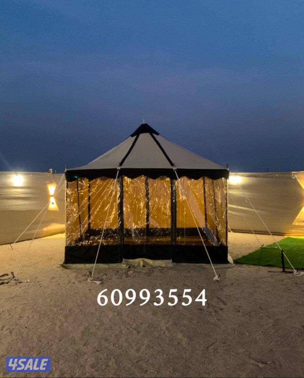 للبيع خيام شفاف جديد2