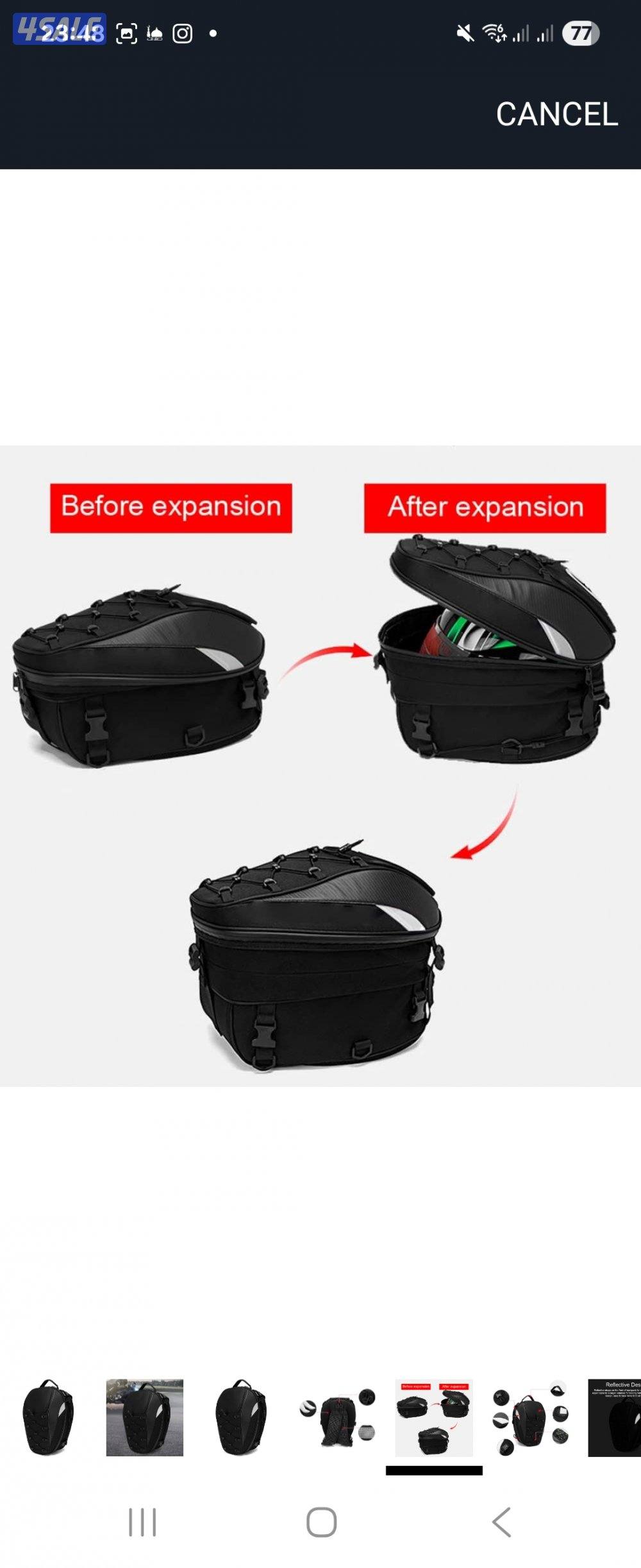 شنط  سيكل تثبت على المقعد الخلفي جديدة، معاها مرابطها وغلاف مطري14