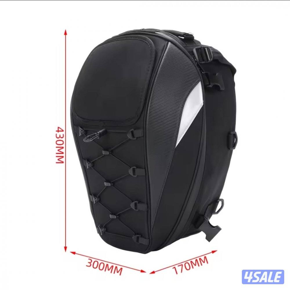 شنط  سيكل تثبت على المقعد الخلفي جديدة، معاها مرابطها وغلاف مطري2